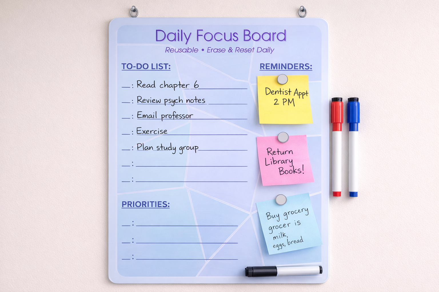 Daily Focus Board
